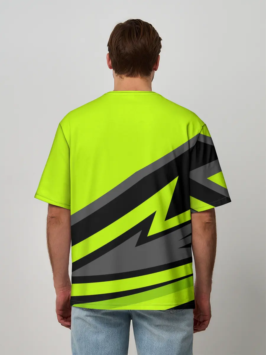 Мужская футболка оверсайз / Форма для мотокросса FOX