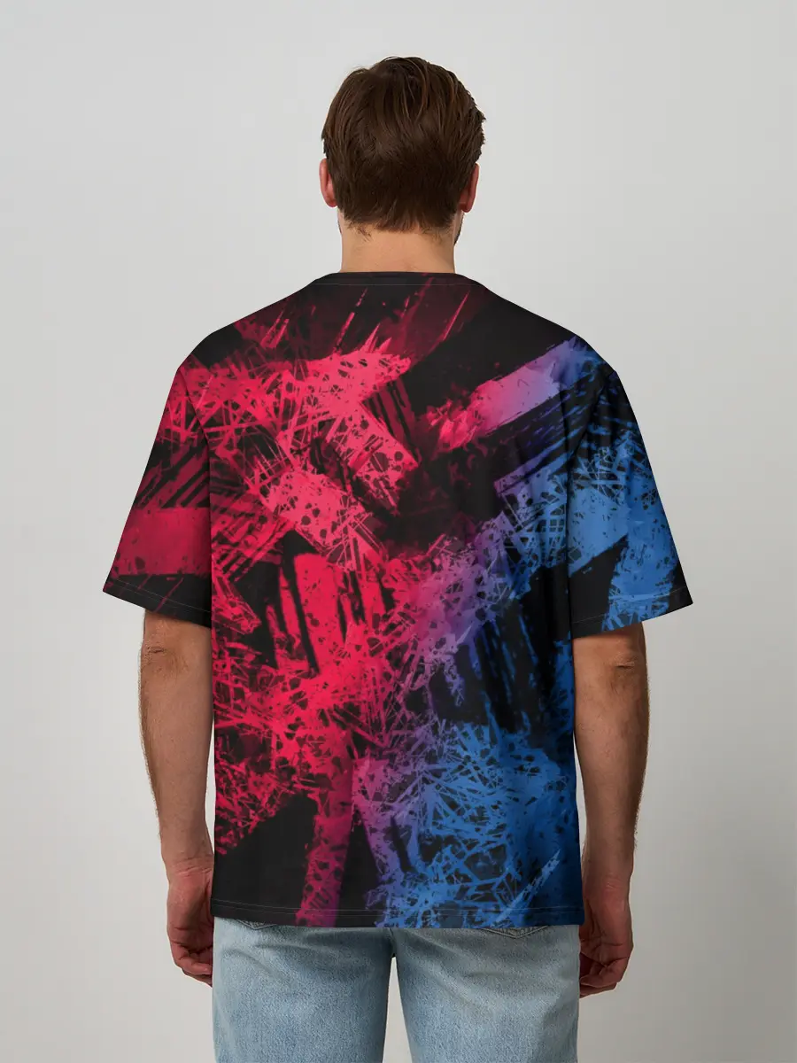 Мужская футболка оверсайз / BSD logo