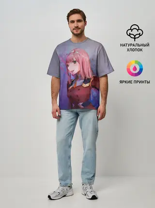 Мужская футболка оверсайз / Любимый во Франкcе