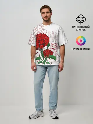 Мужская футболка оверсайз / Обещанный Неверленд