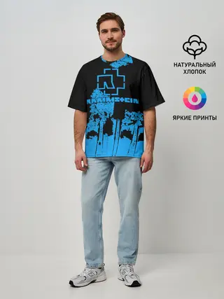 Мужская футболка оверсайз / Rammstein