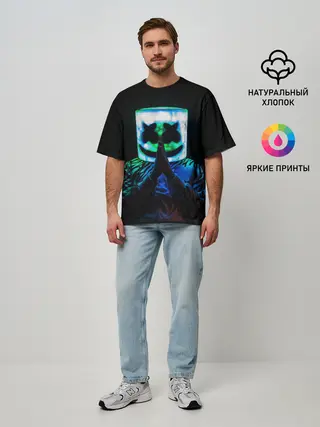Мужская футболка оверсайз / Marshmello