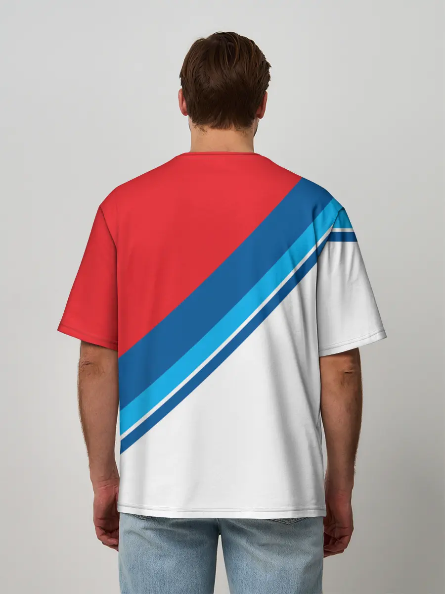 Мужская футболка оверсайз / SUZUKI MOTO SPORT | СУЗУКИ МОТО СПОРТ