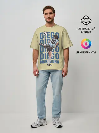 Мужская футболка оверсайз / Diego Diego