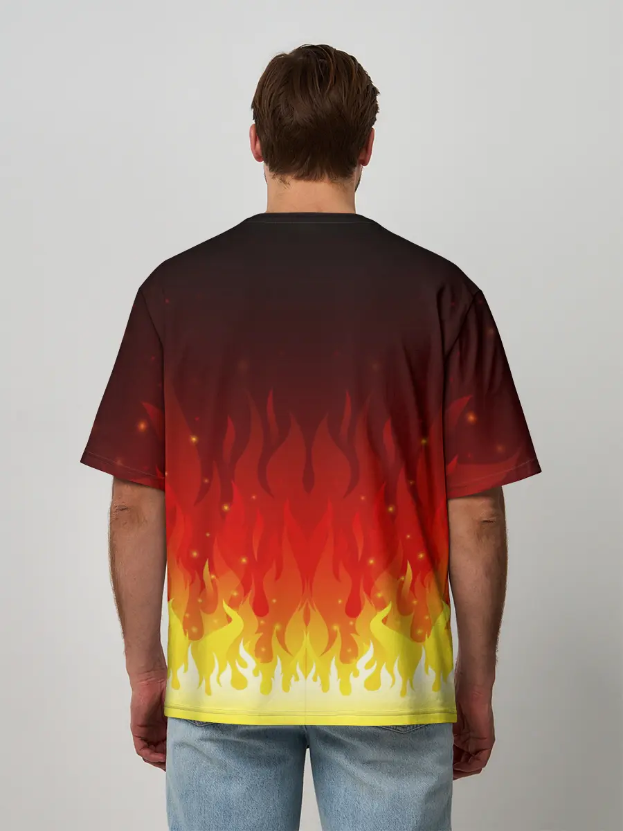 Мужская футболка оверсайз / HADES ZAGREUS