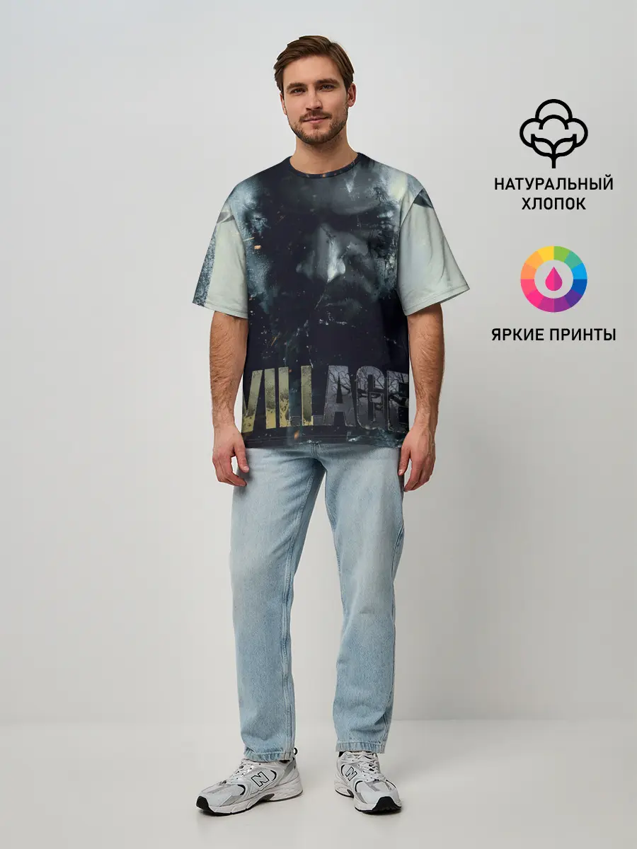 Мужская футболка оверсайз / Итан Уинтерс