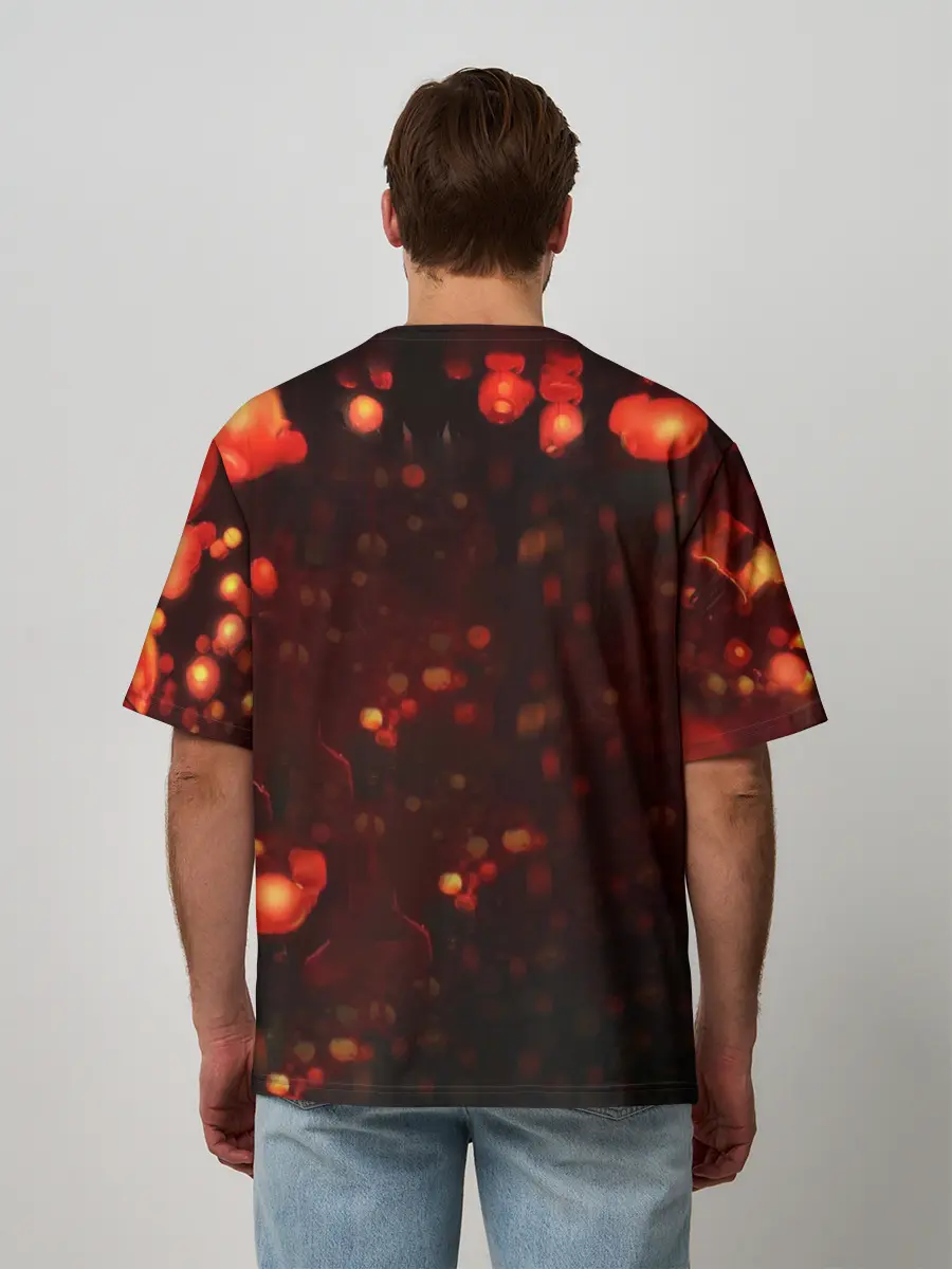 Мужская футболка оверсайз / Итадори