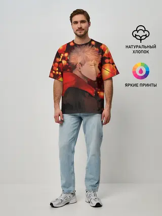 Мужская футболка оверсайз / Итадори