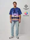 Мужская футболка оверсайз / Skateboarding