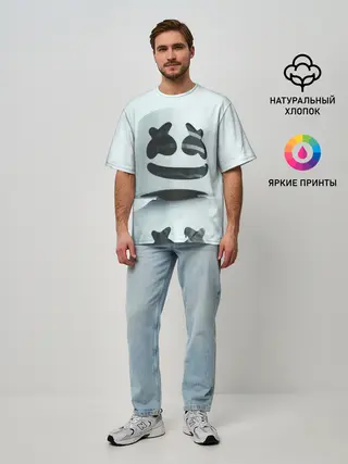 Мужская футболка оверсайз / MARSHMELLO | МАРШМЕЛЛО