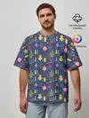 Мужская футболка оверсайз / Новогодние Ёлочные Игрушки