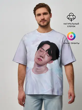 Мужская футболка оверсайз / BTS