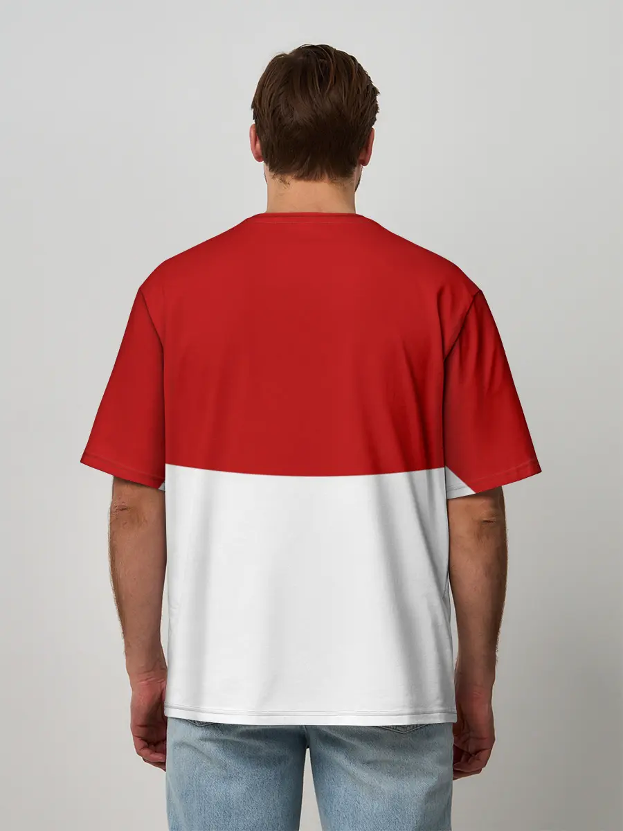 Мужская футболка оверсайз / Банка с супом Кэмпбелл