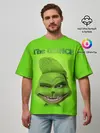 Мужская футболка оверсайз / Grinch Face