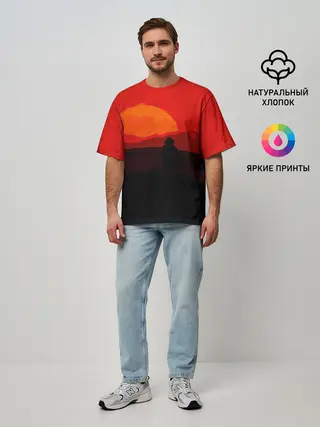 Мужская футболка оверсайз / RDR2