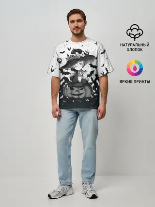 Мужская футболка оверсайз / Re:Zero | Рем