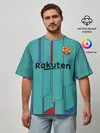 Мужская футболка оверсайз / Messi away 19-20