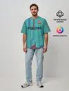 Мужская футболка оверсайз / Messi away 19-20