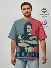 Мужская футболка оверсайз / GACHI RB 3D