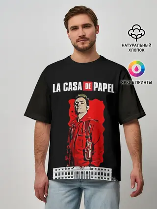 Мужская футболка оверсайз / БУМАЖНЫЙ ДОМ