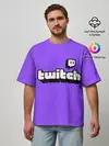 Мужская футболка оверсайз / Twitch
