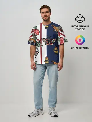 Мужская футболка оверсайз / GG