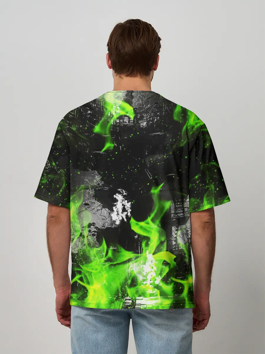 Мужская футболка оверсайз / Chernobylite