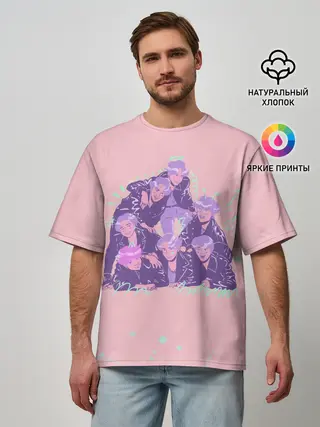 Мужская футболка оверсайз / BTS Band