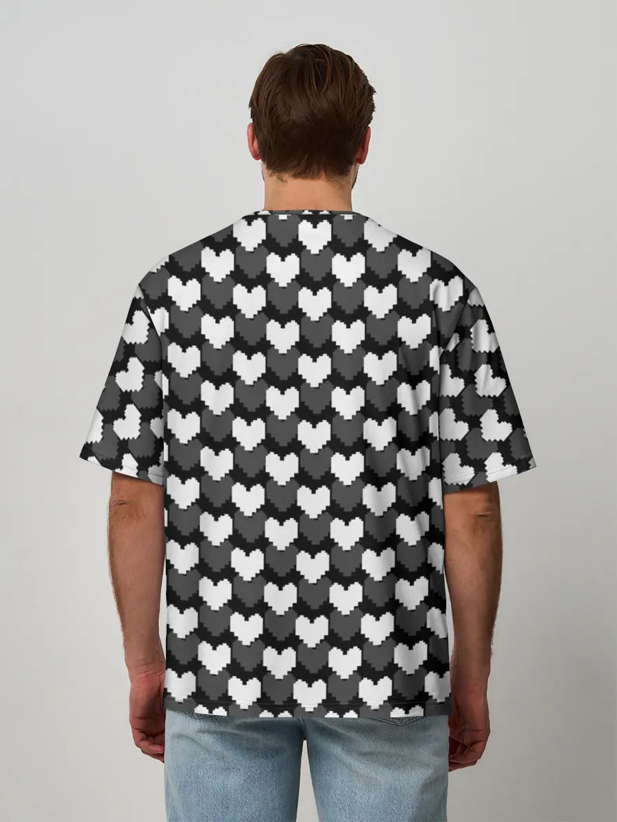 Мужская футболка оверсайз / UNDERTALE