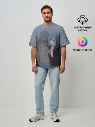 Мужская футболка оверсайз / Sally Love