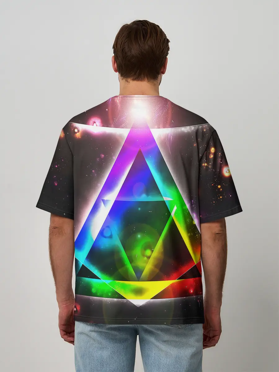 Мужская футболка оверсайз / ИЛЛЮМИНАТЫ