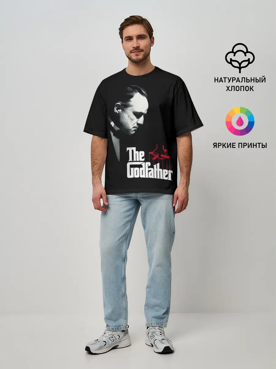 Мужская футболка оверсайз / КРЕСТНЫЙ ОТЕЦ
