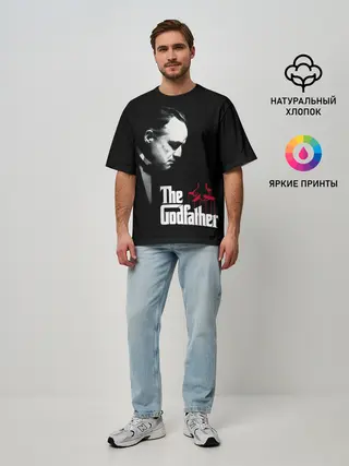 Мужская футболка оверсайз / КРЕСТНЫЙ ОТЕЦ