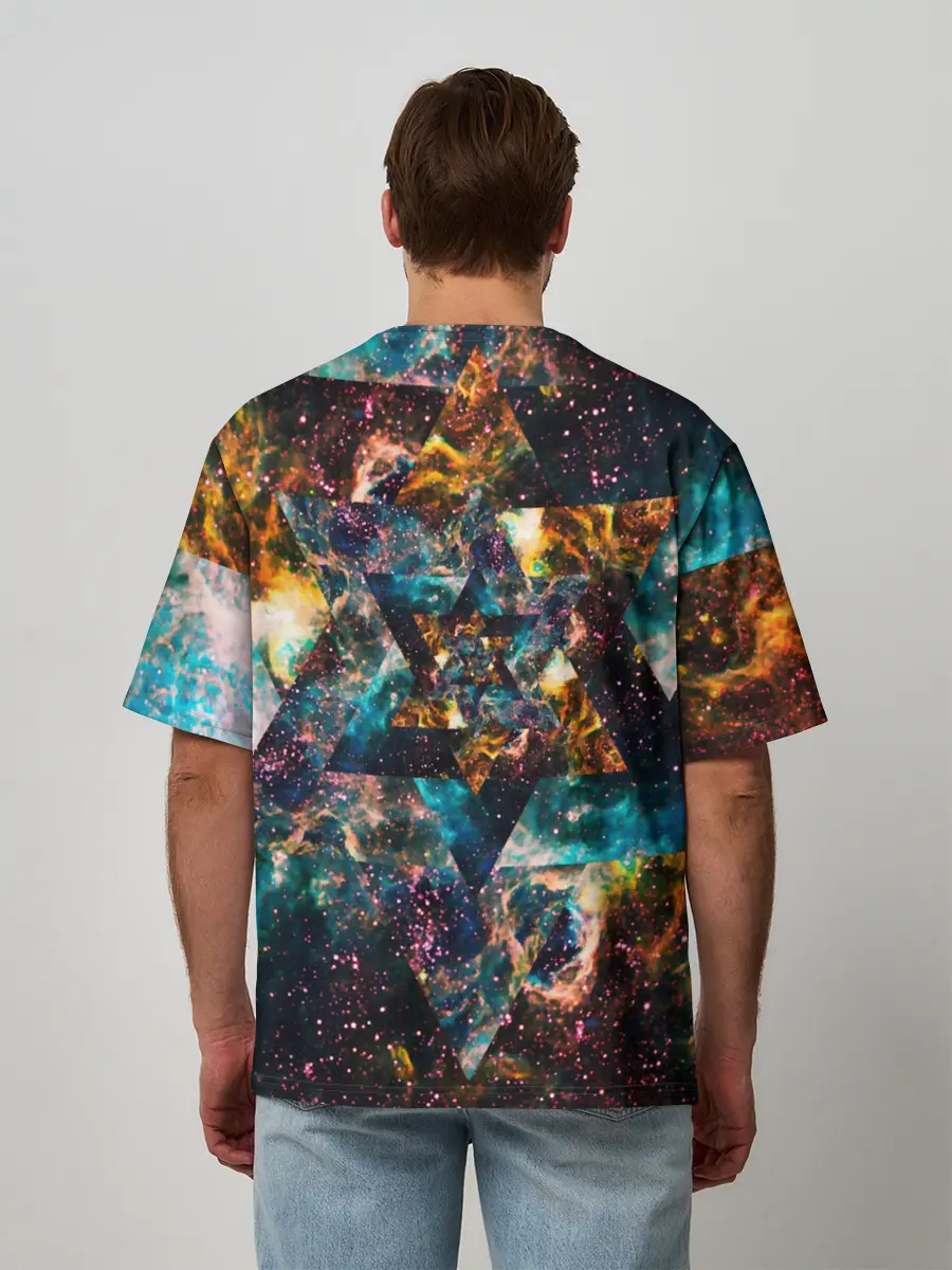 Мужская футболка оверсайз / КОСОМС