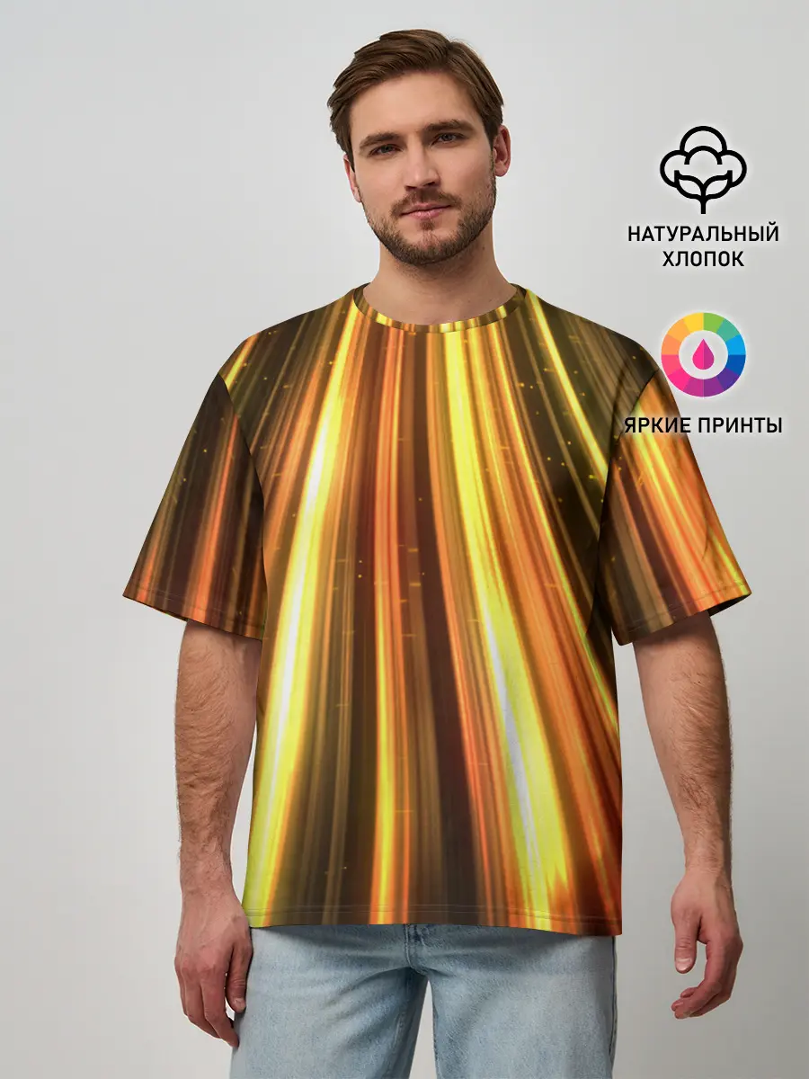 Мужская футболка оверсайз / Vzlet