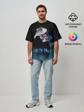 Мужская футболка оверсайз / Sally Face