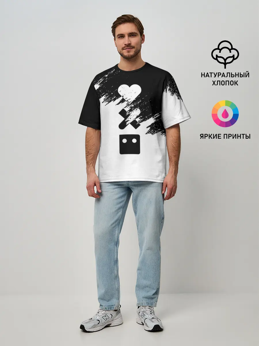 Мужская футболка оверсайз / LOVE DEATH ROBOTS | LDR