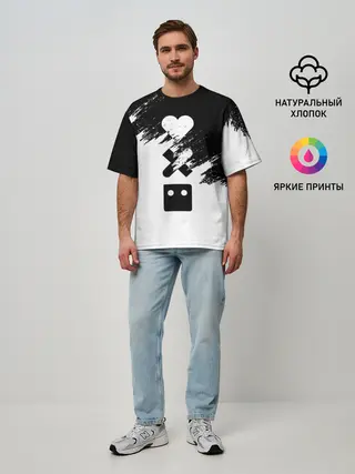 Мужская футболка оверсайз / LOVE DEATH ROBOTS | LDR