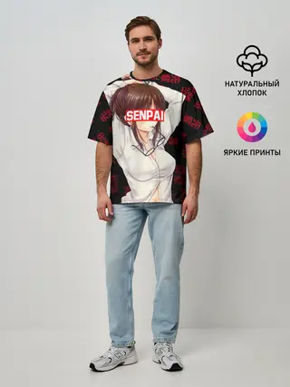Мужская футболка оверсайз / Anime