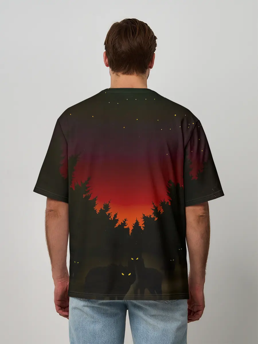 Мужская футболка оверсайз / Агата Кристи чудеса