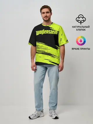 Мужская футболка оверсайз / Wolfenstein