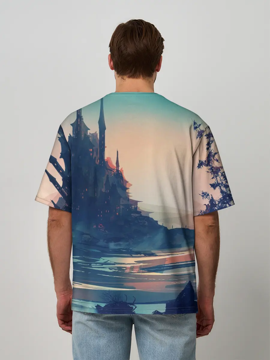 Мужская футболка оверсайз / The Elder Scrolls