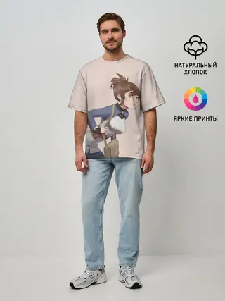 Мужская футболка оверсайз / Sweet Marci