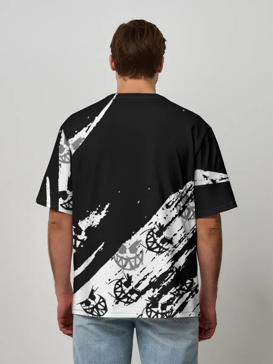 Мужская футболка оверсайз / PYROKINESIS.