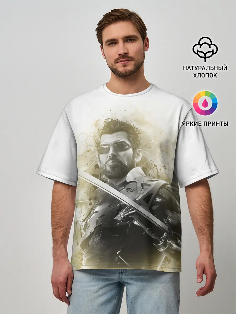 Мужская футболка оверсайз / Adam