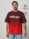 Мужская футболка оверсайз / DYING LIGHT 2 / ДАИНГ ЛАЙТ