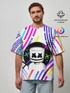 Мужская футболка оверсайз / MARSHMELLO