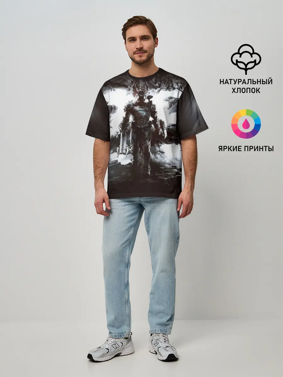 Мужская футболка оверсайз / Doom Eternal