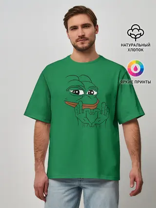 Мужская футболка оверсайз / PepeLove