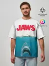 Мужская футболка оверсайз / Jaws 1975